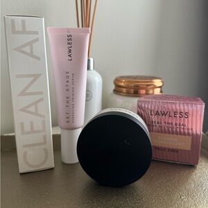 Lawless Hydrating Primer Serum and Loose Setting Powder